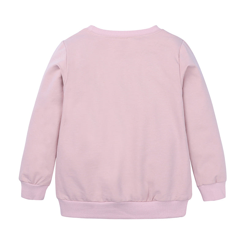 Kids' cotton sweatshirt with avocado print