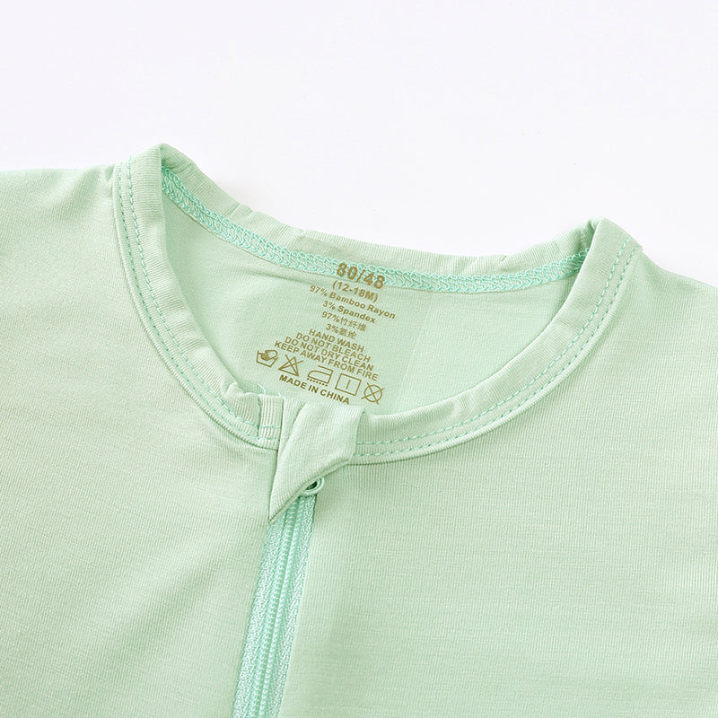 Pyjama bébé à pieds en viscose de bambou