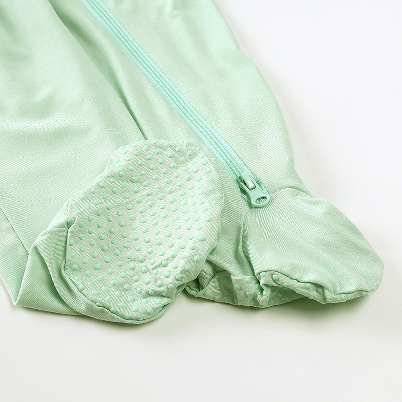 Pyjama bébé à pieds en viscose de bambou
