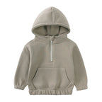 Ensemble bébé et enfant à capuche en coton