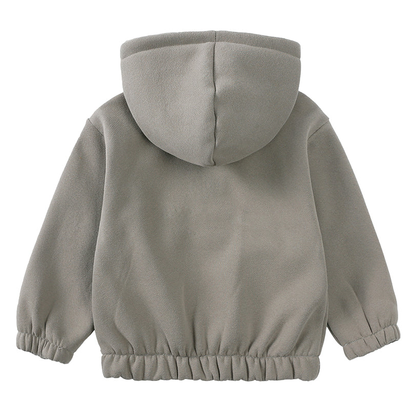 Ensemble bébé et enfant à capuche en coton