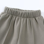 Ensemble bébé et enfant à capuche en coton