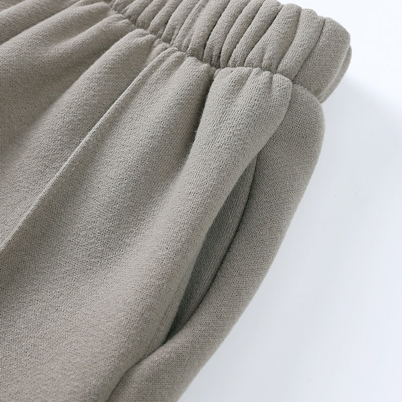Ensemble bébé et enfant à capuche en coton