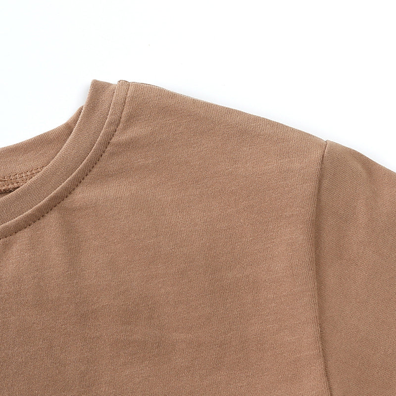 Sweat-shirts bébé à manches longues en viscose de bambou