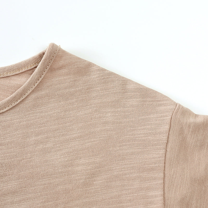 T-shirt bébé à manches longues en viscose de bambou