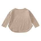 T-shirt bébé à manches longues en viscose de bambou