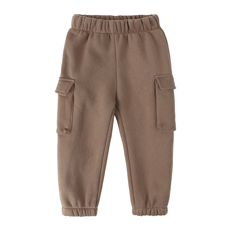 Ensemble bébé et enfant en coton avec poches