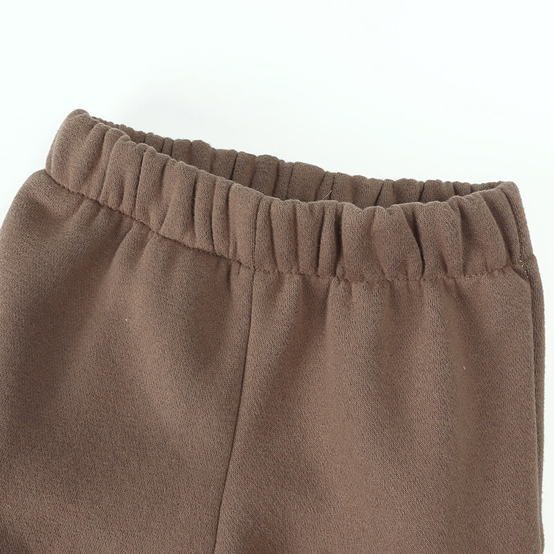 Ensemble bébé et enfant en coton avec poches