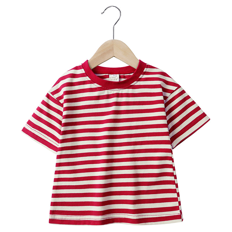 T-shirt enfant en coton aux rayures
