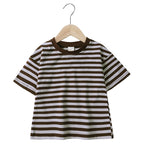 T-shirt enfant en coton aux rayures