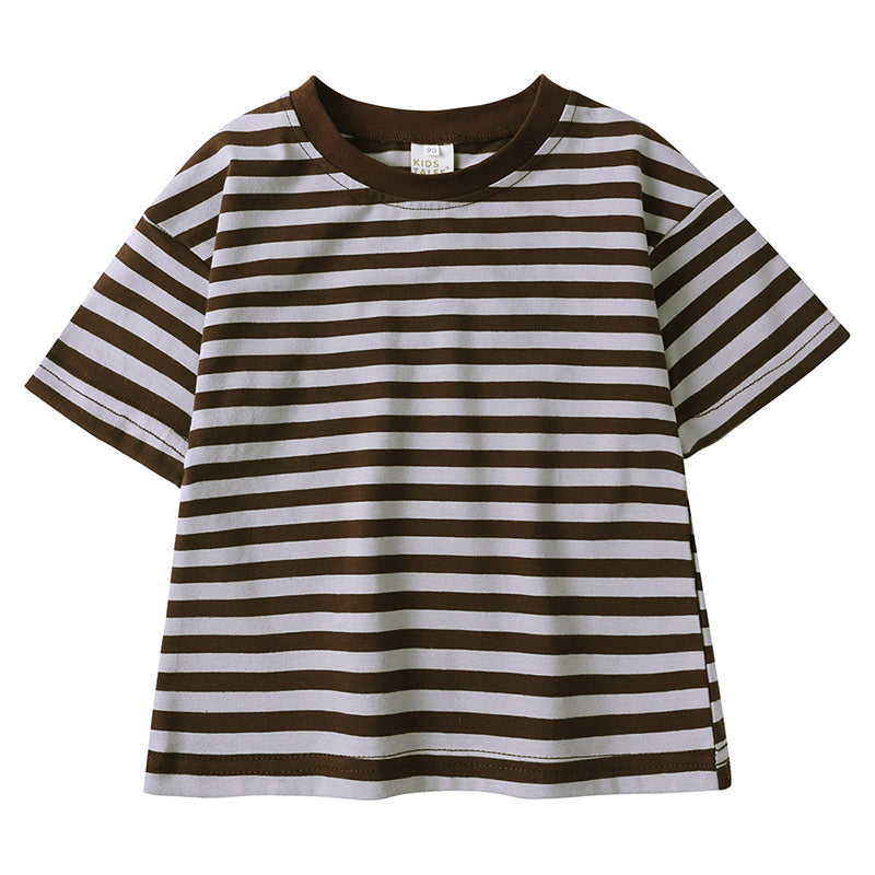 T-shirt enfant en coton aux rayures