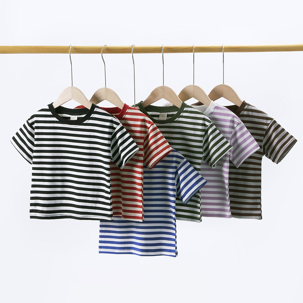 T-shirt enfant en coton aux rayures