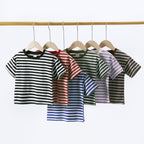 T-shirt enfant en coton aux rayures