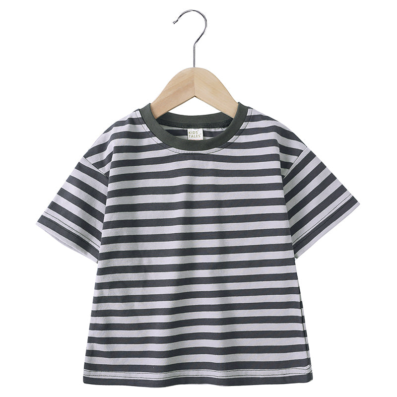 T-shirt enfant en coton aux rayures