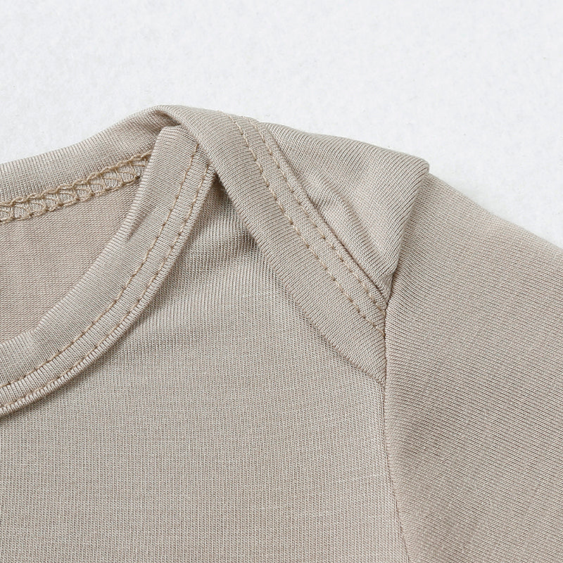 Body bébé manches courtes en viscose de bambou