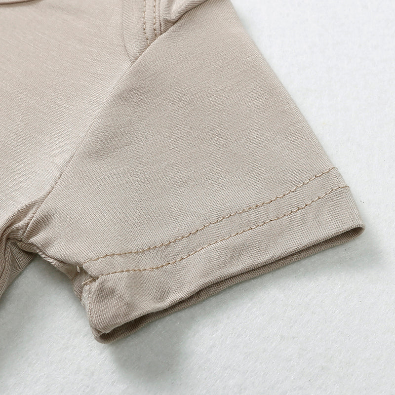 Body bébé manches courtes en viscose de bambou