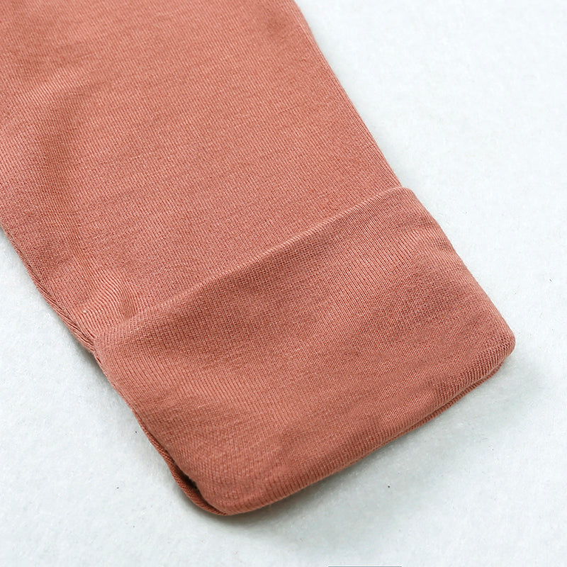 Body bébé croisé à manches longues en viscose de bambou
