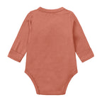 Body bébé croisé à manches longues en viscose de bambou