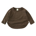 T-shirt bébé à manches longues en viscose de bambou