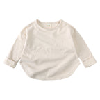 T-shirt bébé à manches longues en viscose de bambou
