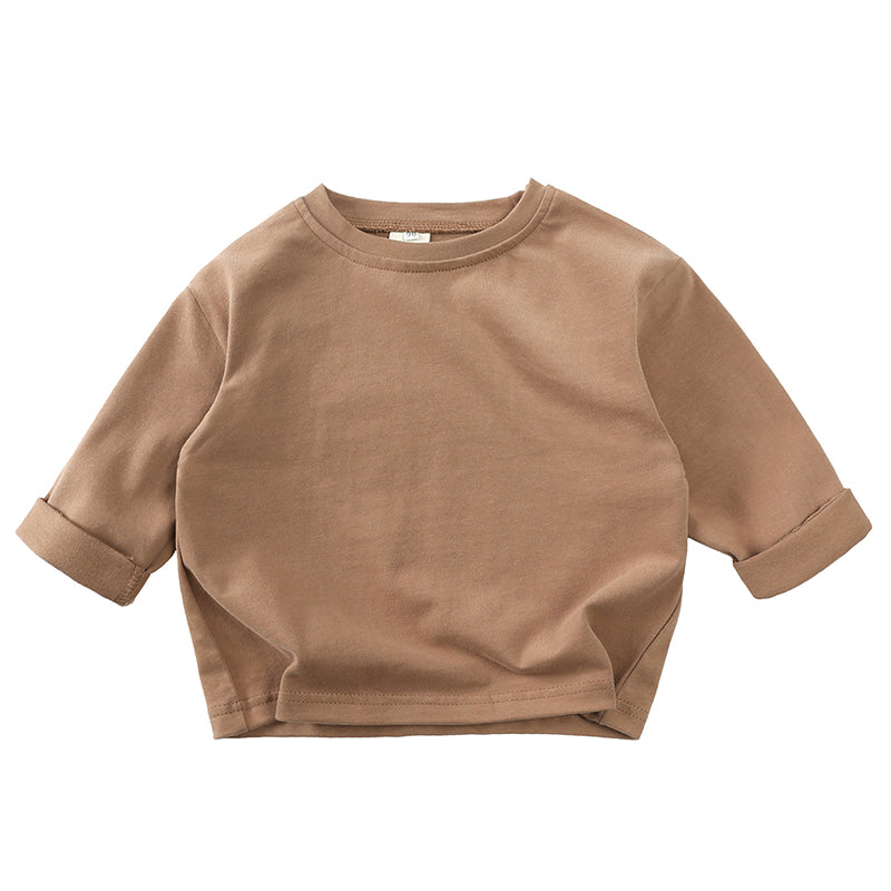 Sweat-shirts bébé à manches longues en viscose de bambou