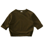 Sweat-shirts bébé à manches longues en viscose de bambou