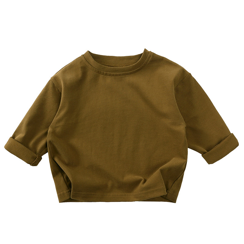 Sweat-shirts bébé à manches longues en viscose de bambou