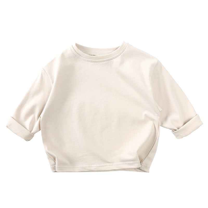 Sweat-shirts bébé à manches longues en viscose de bambou
