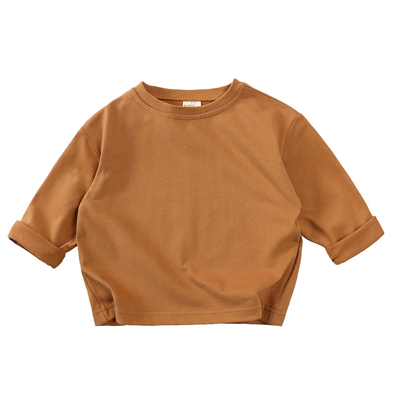 Sweat-shirts bébé à manches longues en viscose de bambou