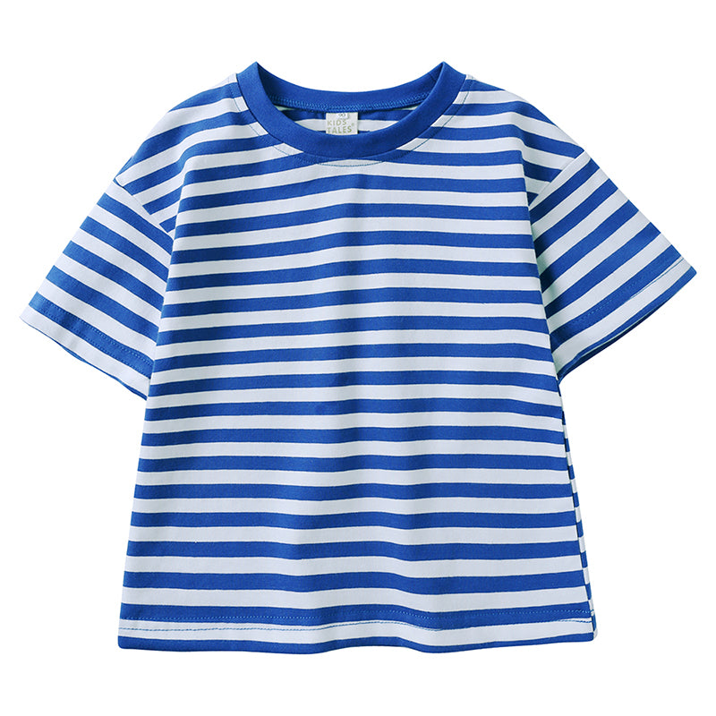T-shirt enfant en coton aux rayures