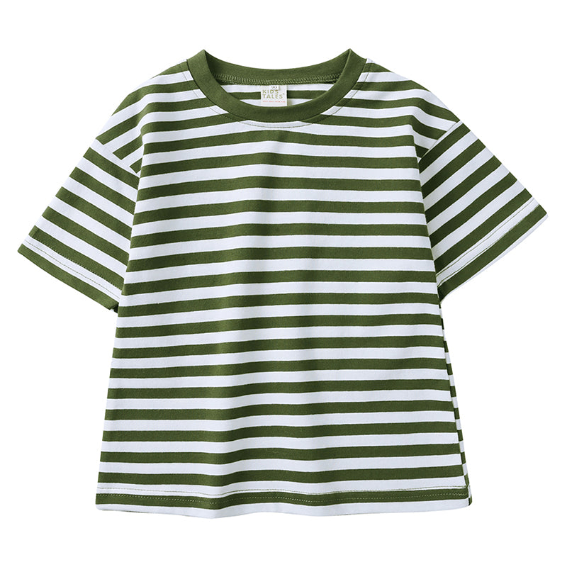 T-shirt enfant en coton aux rayures