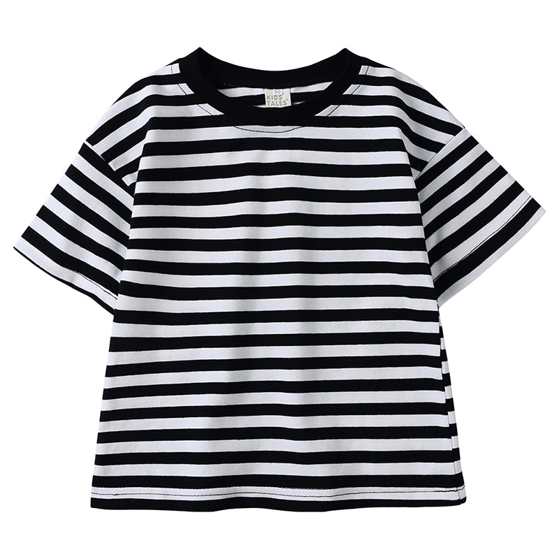 T-shirt enfant en coton aux rayures