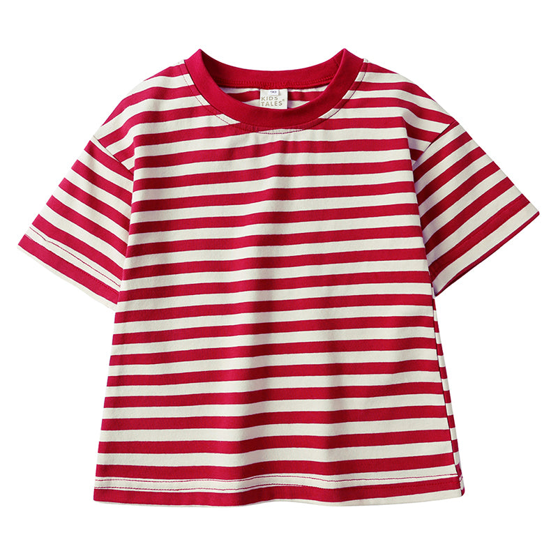 T-shirt enfant en coton aux rayures