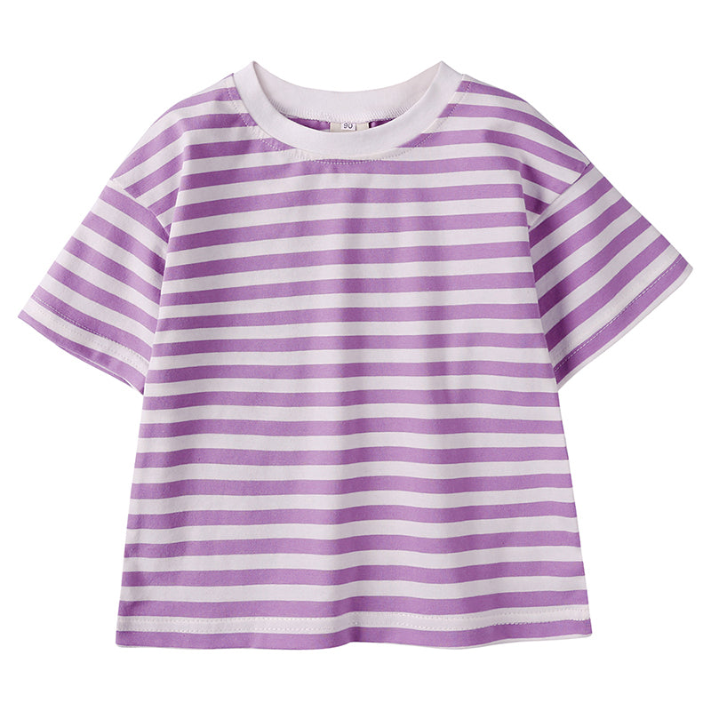 T-shirt enfant en coton aux rayures