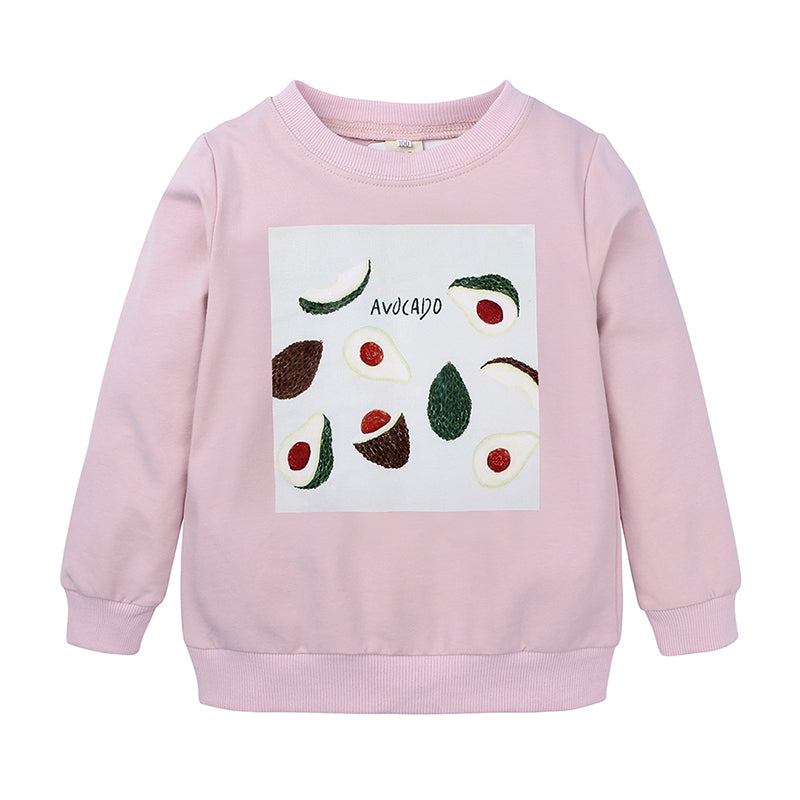 Sweat-shirt enfant en coton Motif avocat