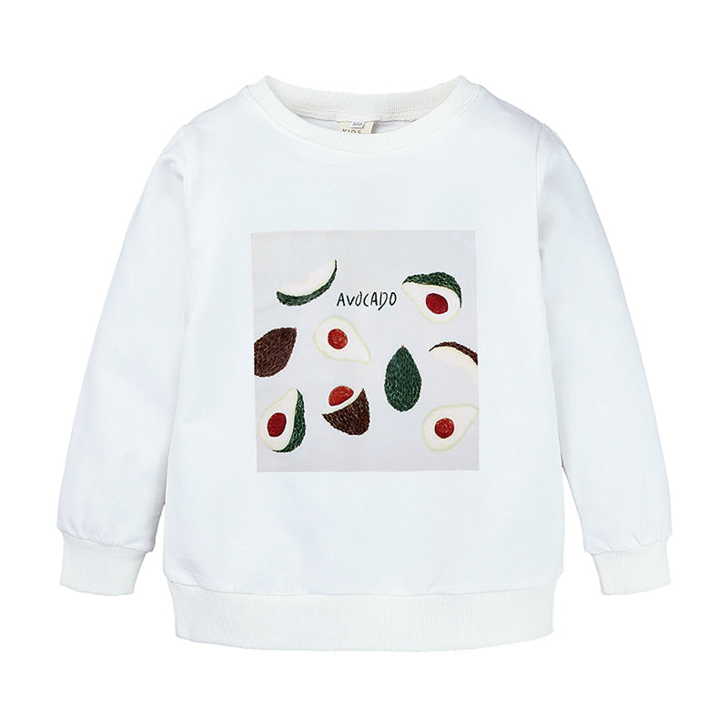 Sweat-shirt enfant en coton Motif avocat