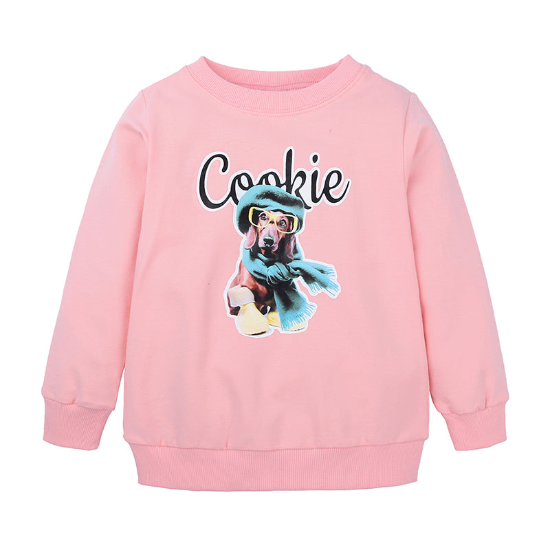 Sweat-shirt enfant en coton Chien  Cookie