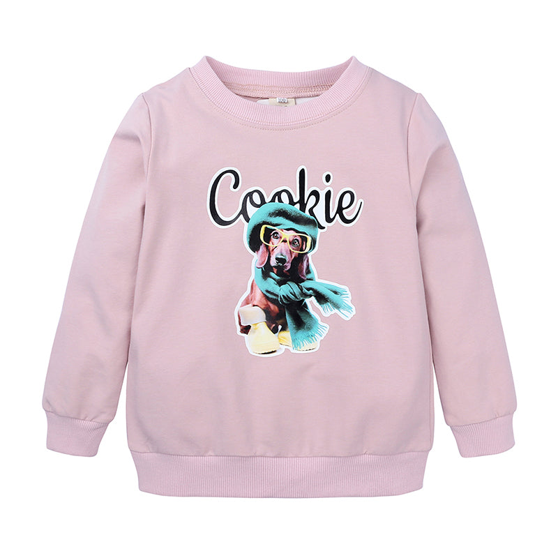 Sweat-shirt enfant en coton Chien  Cookie