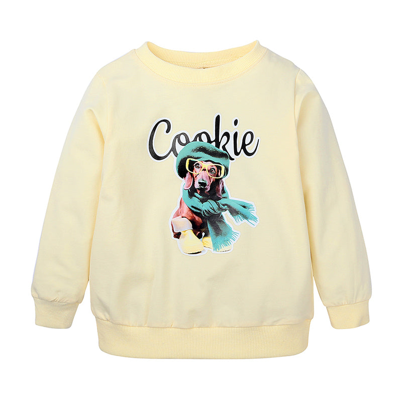 Sweat-shirt enfant en coton Chien  Cookie