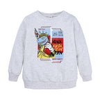 Sweat-shirt enfant en coton  Dinosaure Statue de la Libert