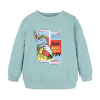 Sweat-shirt enfant en coton  Dinosaure Statue de la Libert