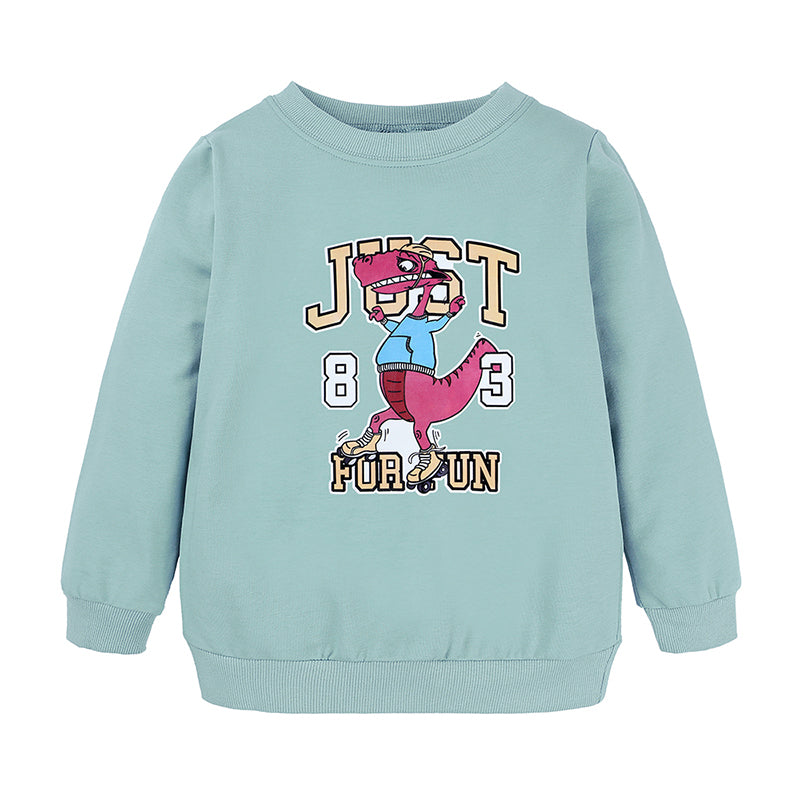 Sweat-shirt enfant en coton  Dinosaure Just for Fun