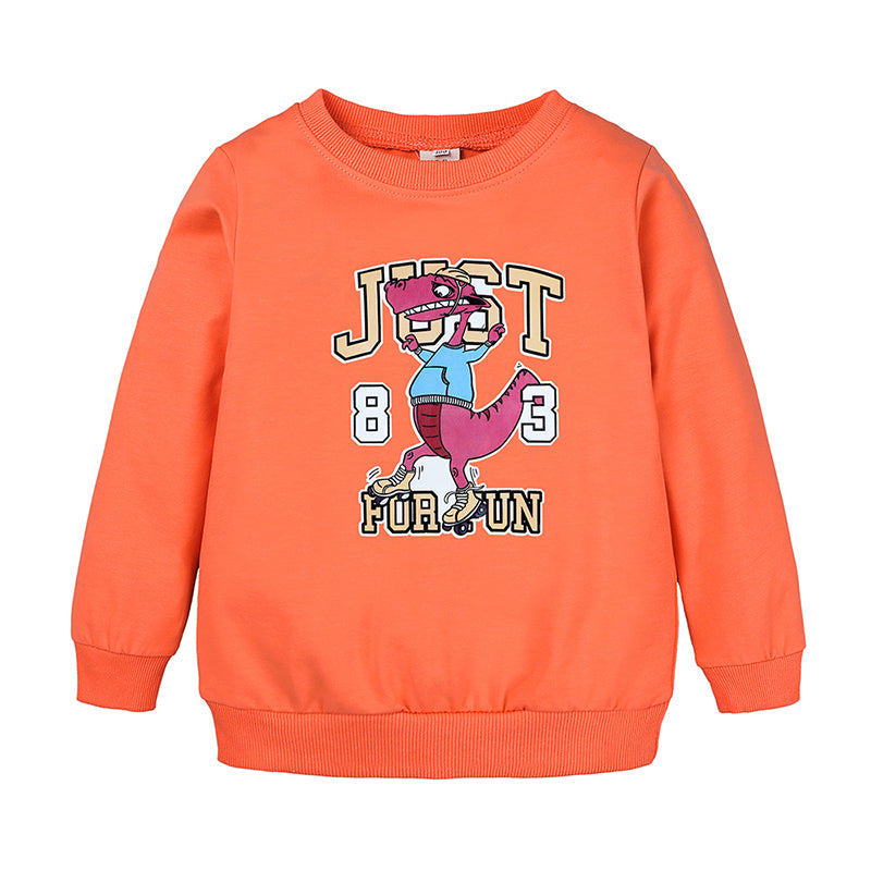 Sweat-shirt enfant en coton  Dinosaure Just for Fun