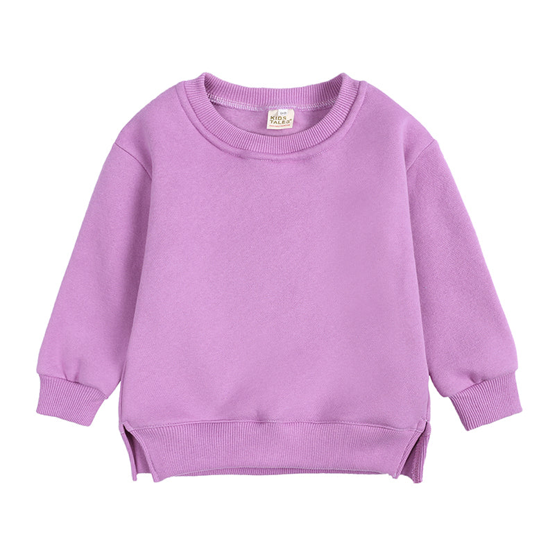 Sweatshirt bébé et enfant en coton