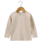 T-shirt enfant à manches longues en viscose de bambou