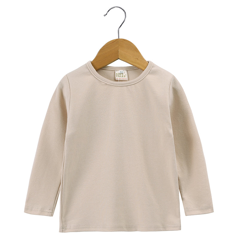 T-shirt enfant à manches longues en viscose de bambou