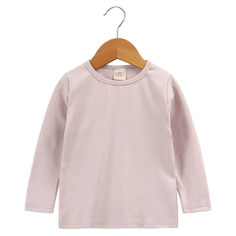 T-shirt enfant à manches longues en viscose de bambou