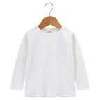 T-shirt enfant à manches longues en viscose de bambou