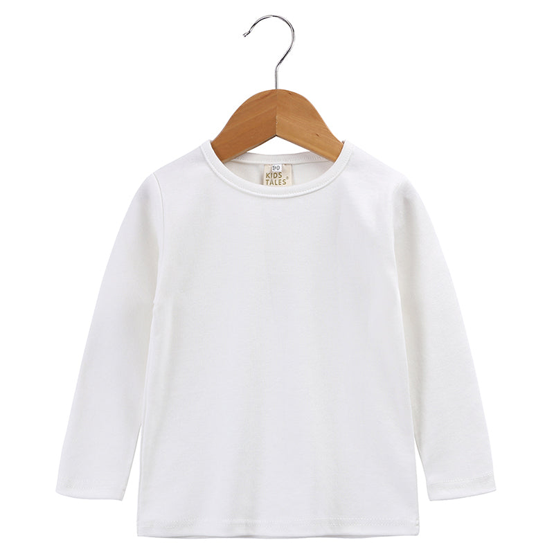T-shirt enfant à manches longues en viscose de bambou