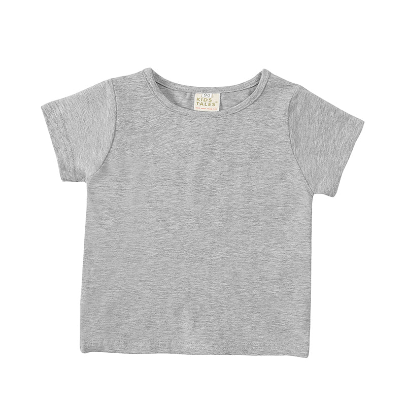 T-shirt bébé et enfant à manches longues en viscose de bambou